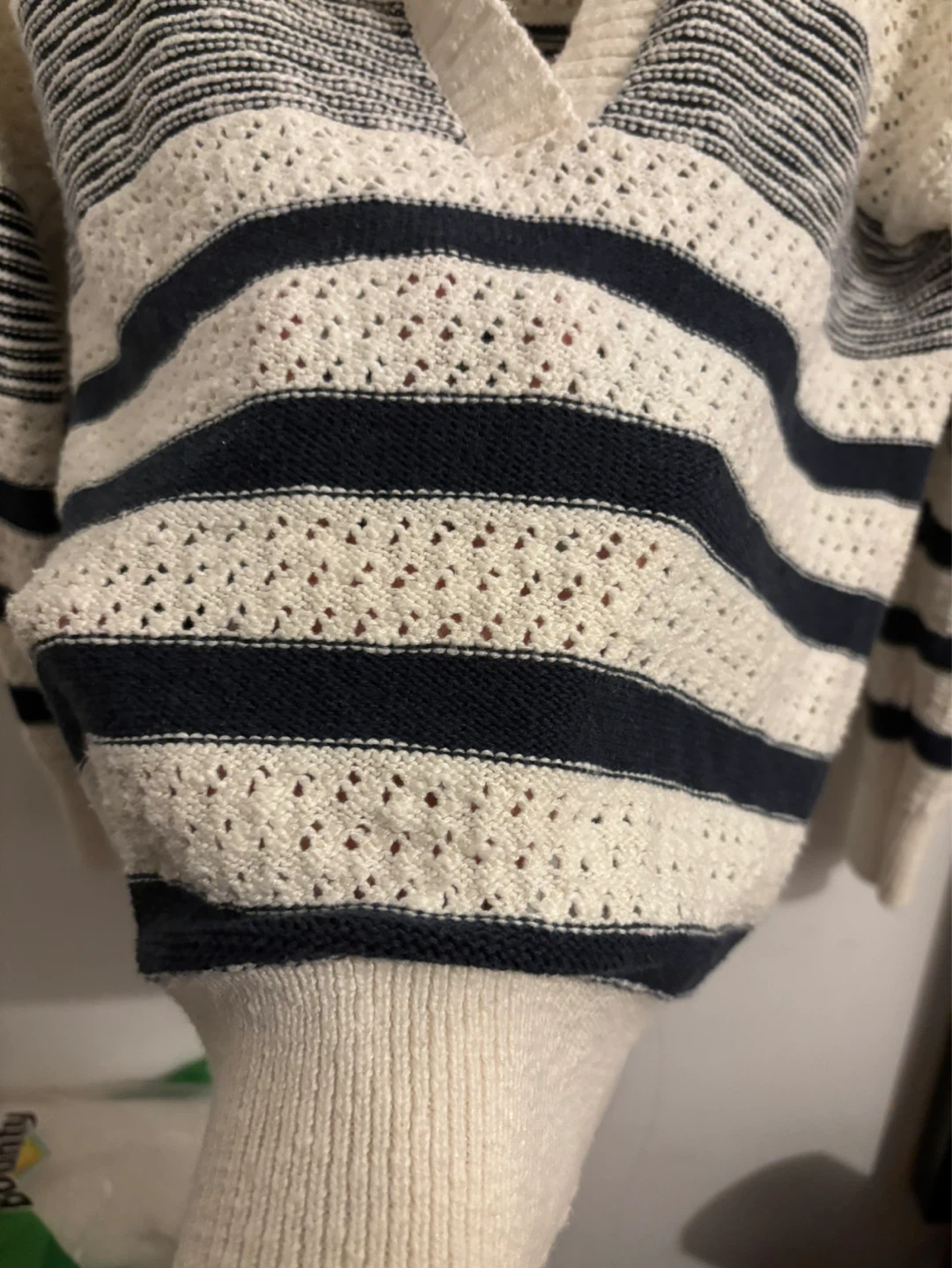 Heartloom Striped Knit Collared Sweater - photo 3