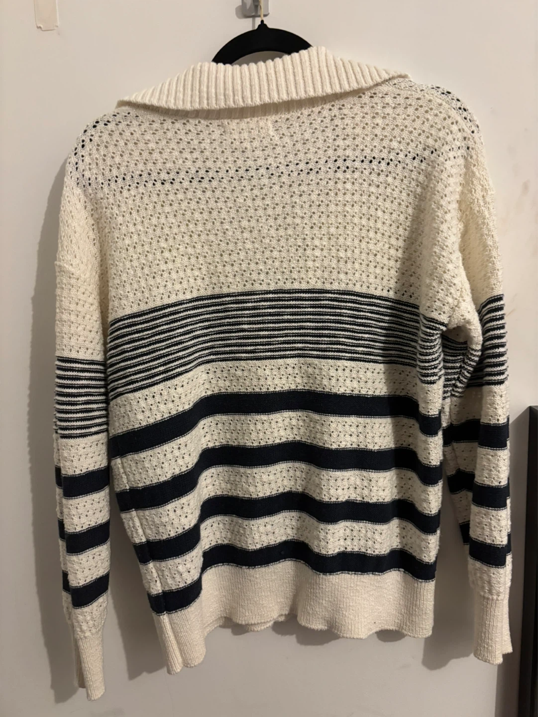 Heartloom Striped Knit Collared Sweater - photo 4