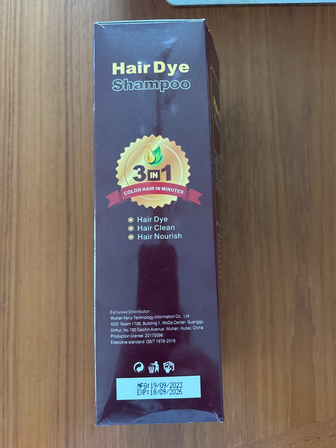 ONILYUA Hair Dye Shampoo 3 in 1 - photo 2