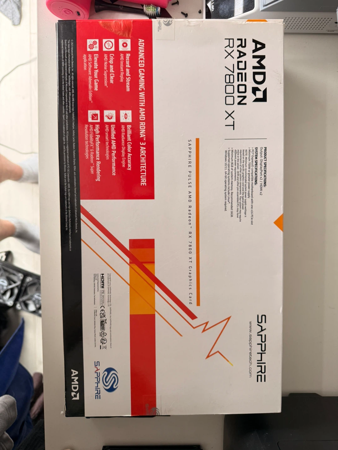 Sapphire Pulse Rx7800 XT - photo 5
