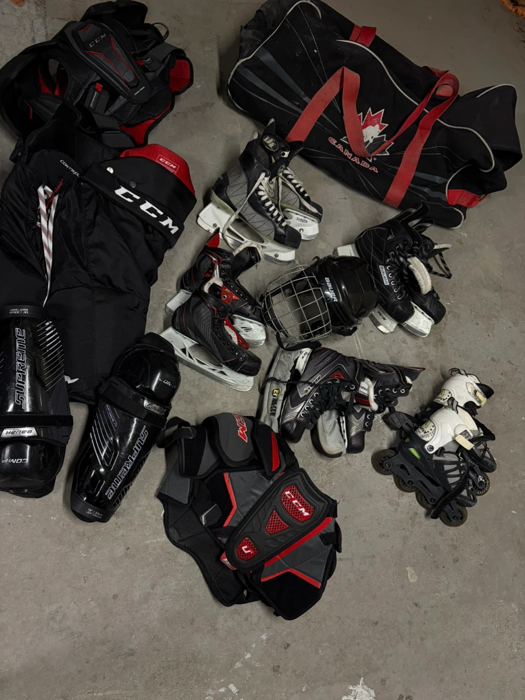 Assorted Hockey Skates and Gear ON SALE!
