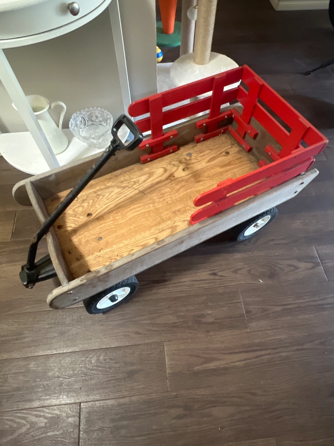 Red Wooden Wagon