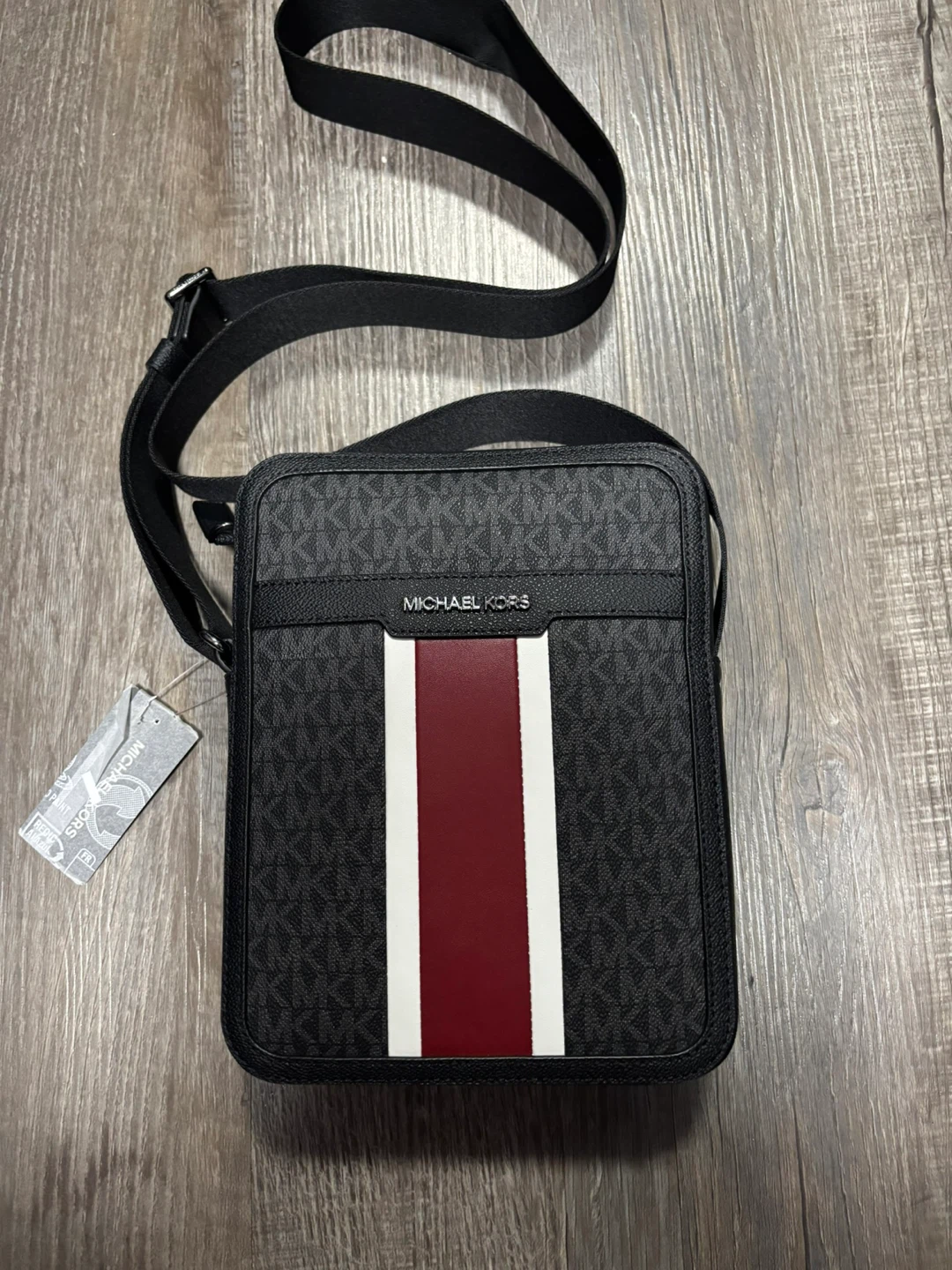 Michael Kors Striped Crossbody Bag