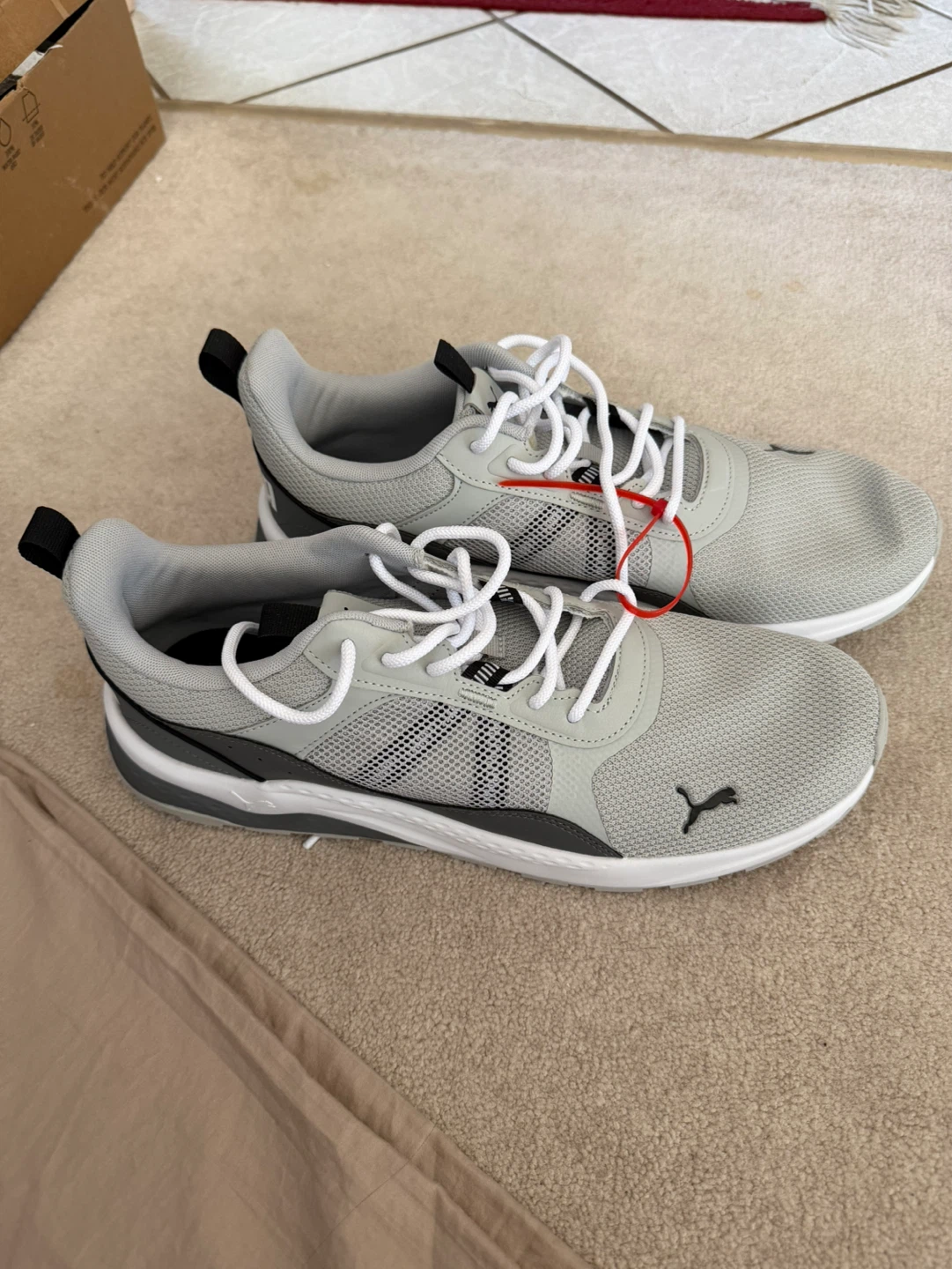 Puma Grey Running Shoes men’s size 12.
