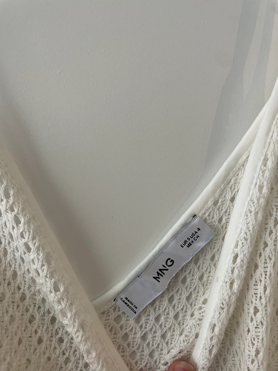 MNG White Knit Midi Dress - photo 4