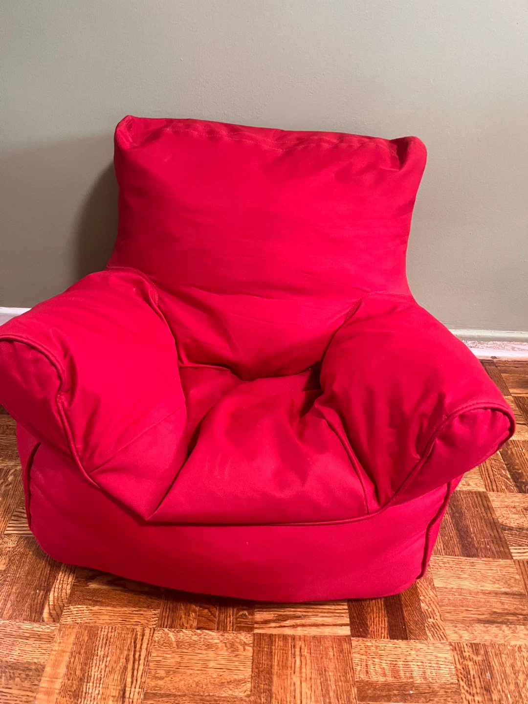 Red Bean Bag Chair/Structube - photo 2