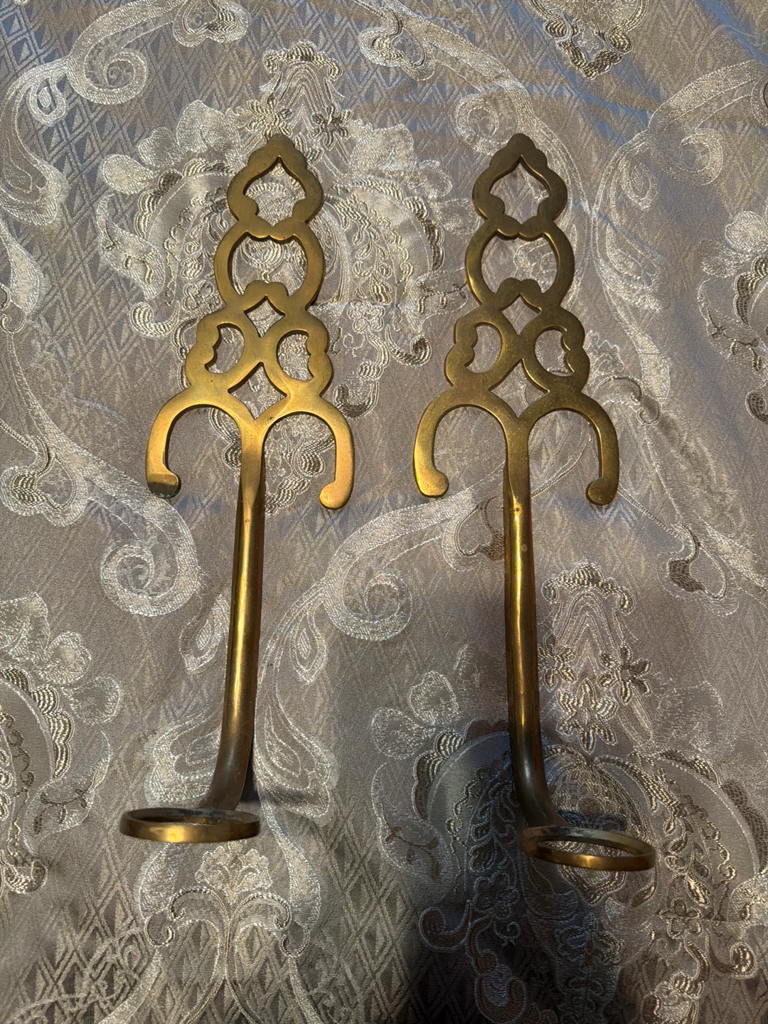 Pair of Brass Candlestick Holders