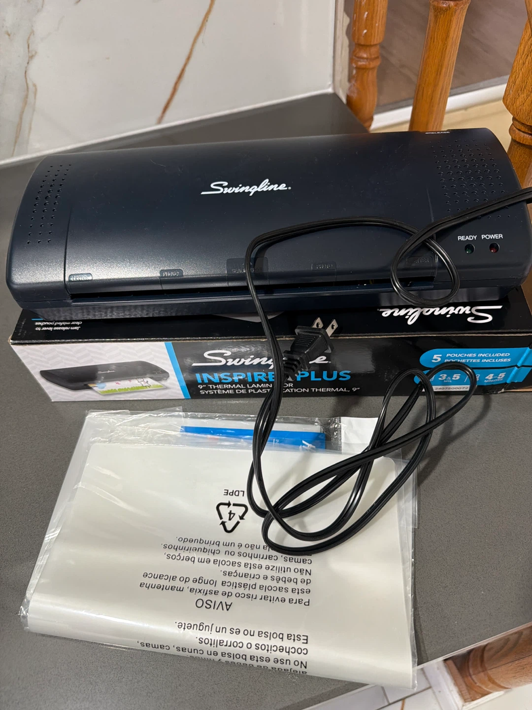 Swingline Inspire Plus 9" Thermal Laminator - photo 5
