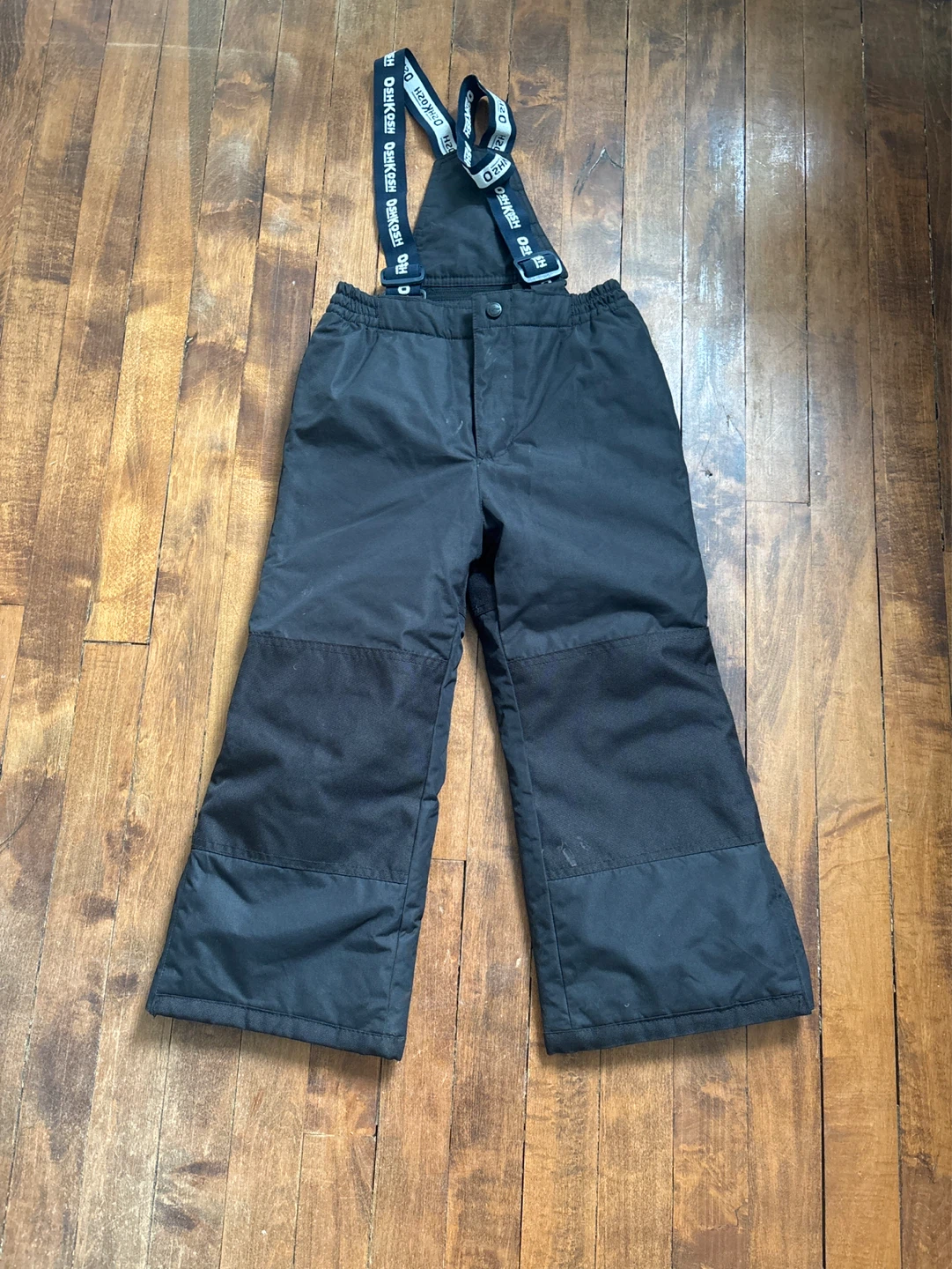 OshKosh B'gosh Black Snow Bib Pants Size 6