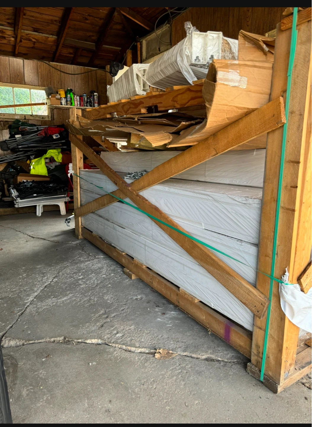 Case of 4 ft White Fluted PVC Trim Boards - photo 3