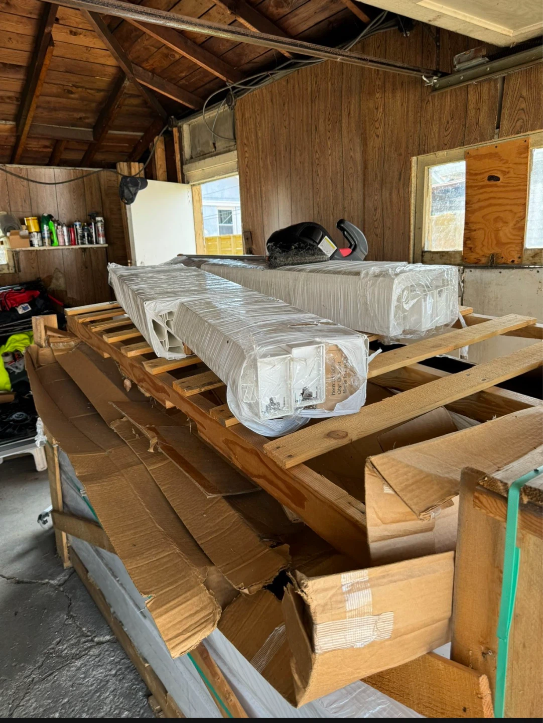 Case of 4 ft White Fluted PVC Trim Boards - photo 4