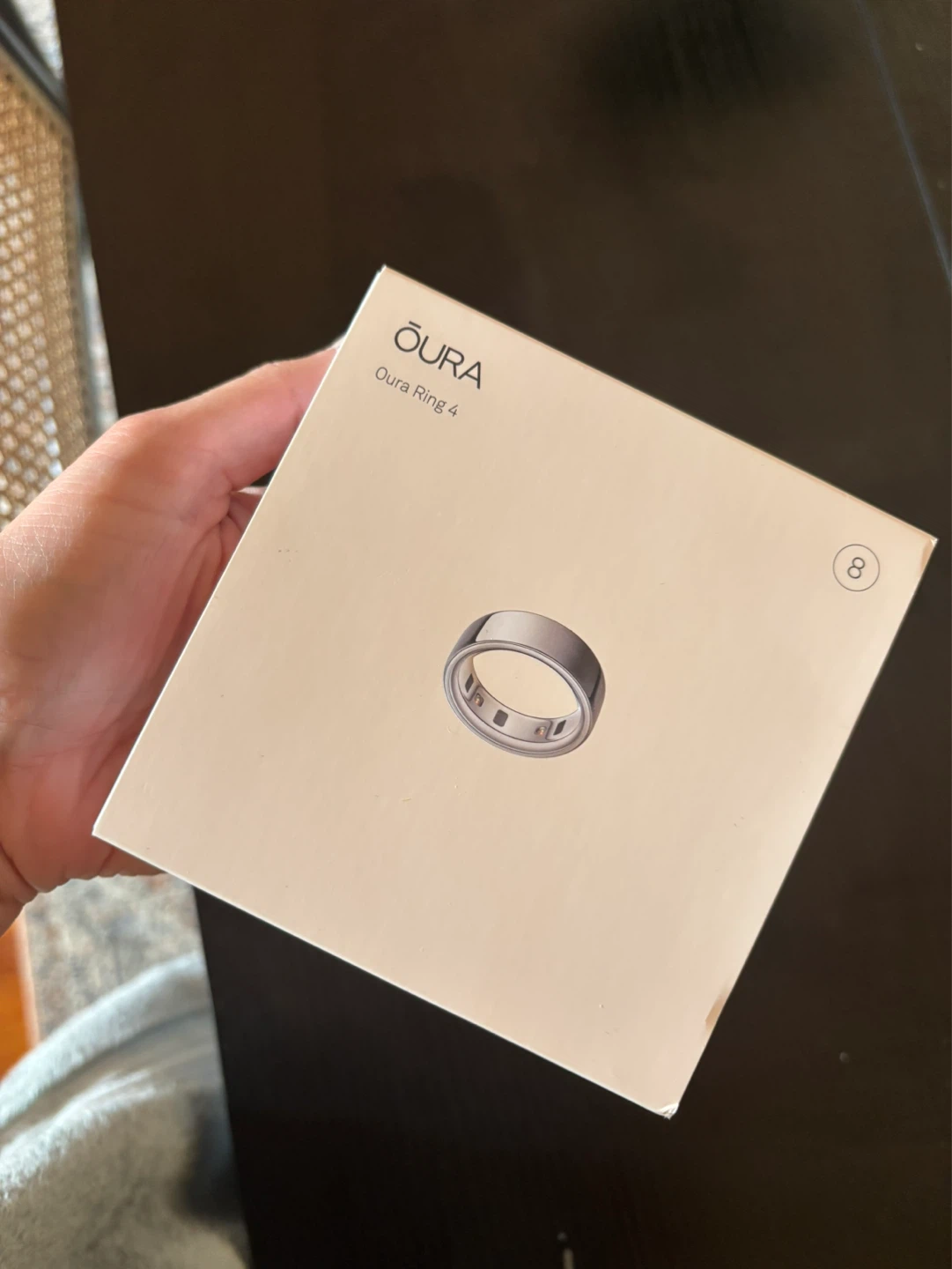 Oura Ring Gen 4 Size 8 Silver