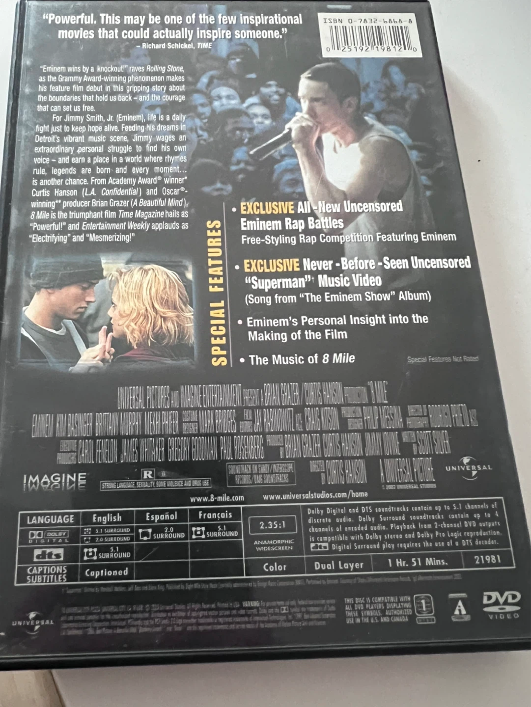 8 Mile DVD - photo 2