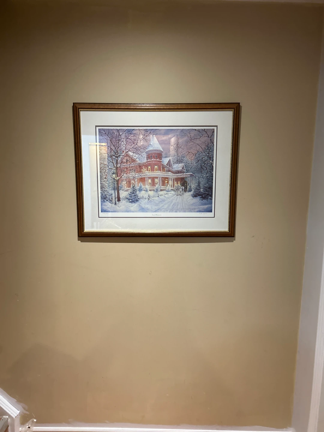 Framed "Frosty Memories" Winter Art Print