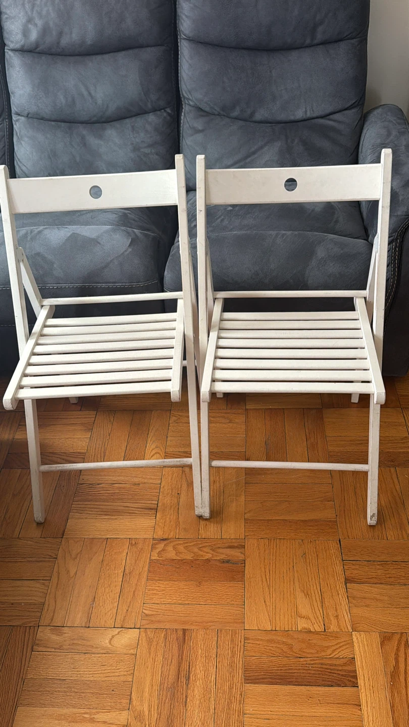 IKEA TERJE Folding Chairs (Set of 4)