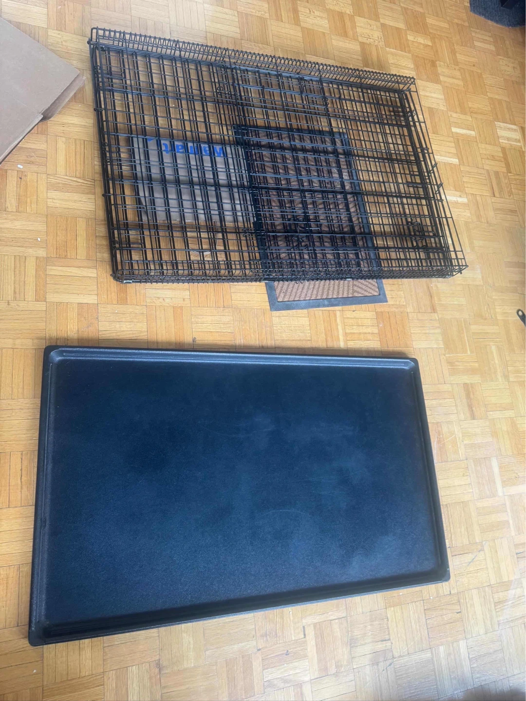 X-Large Pet Dog Crate with Tray - photo 2