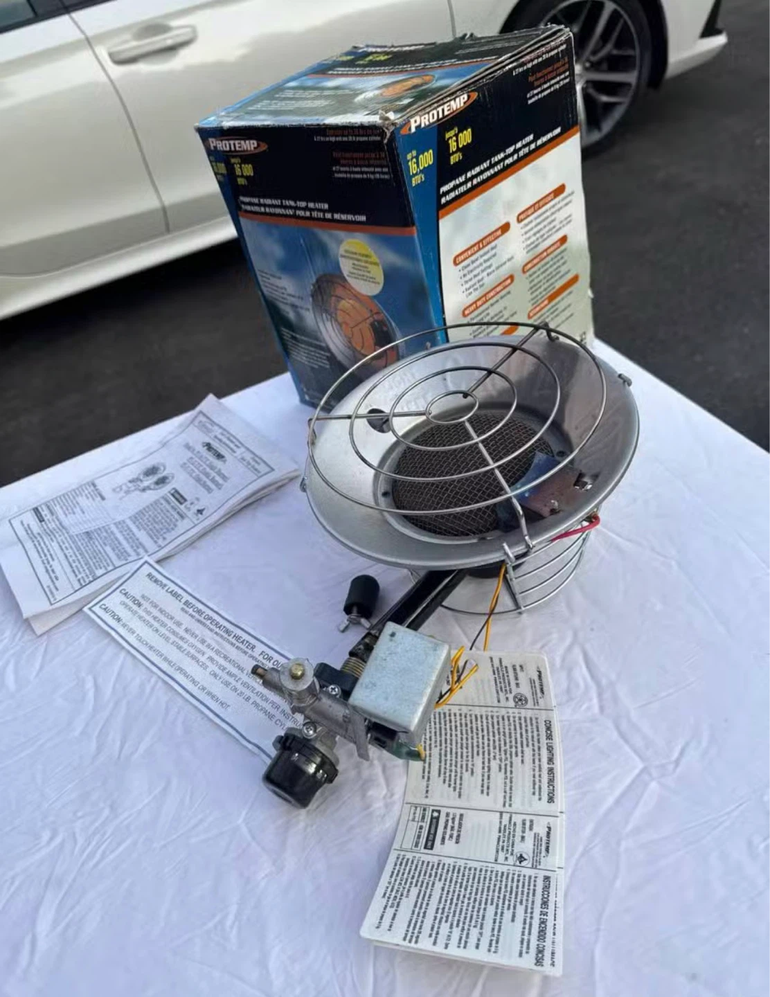 ProTemp 16,000 BTU Propane Tank Top Heater - photo 3