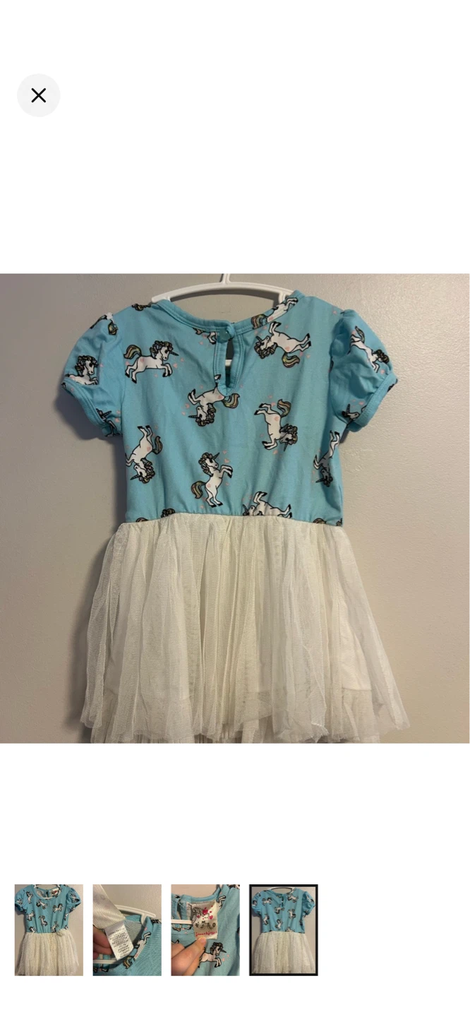 Jenna & Jessie Unicorn Tulle Dress - Size 18M - photo 4
