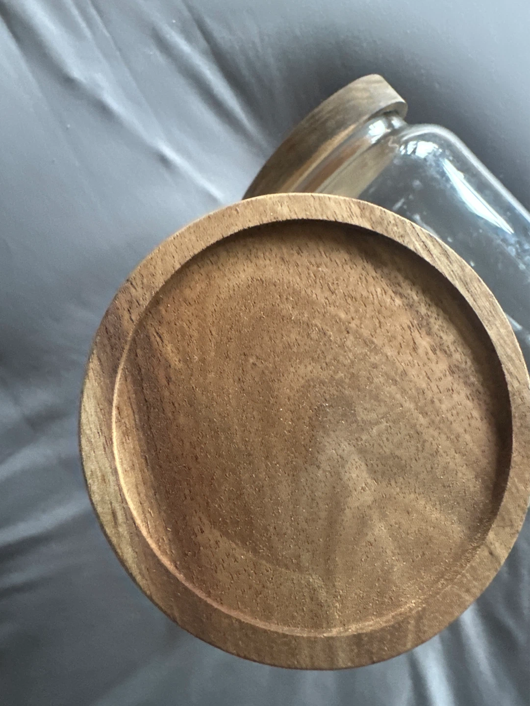 Set of 2 Glass Jars with Wooden Lids - photo 2