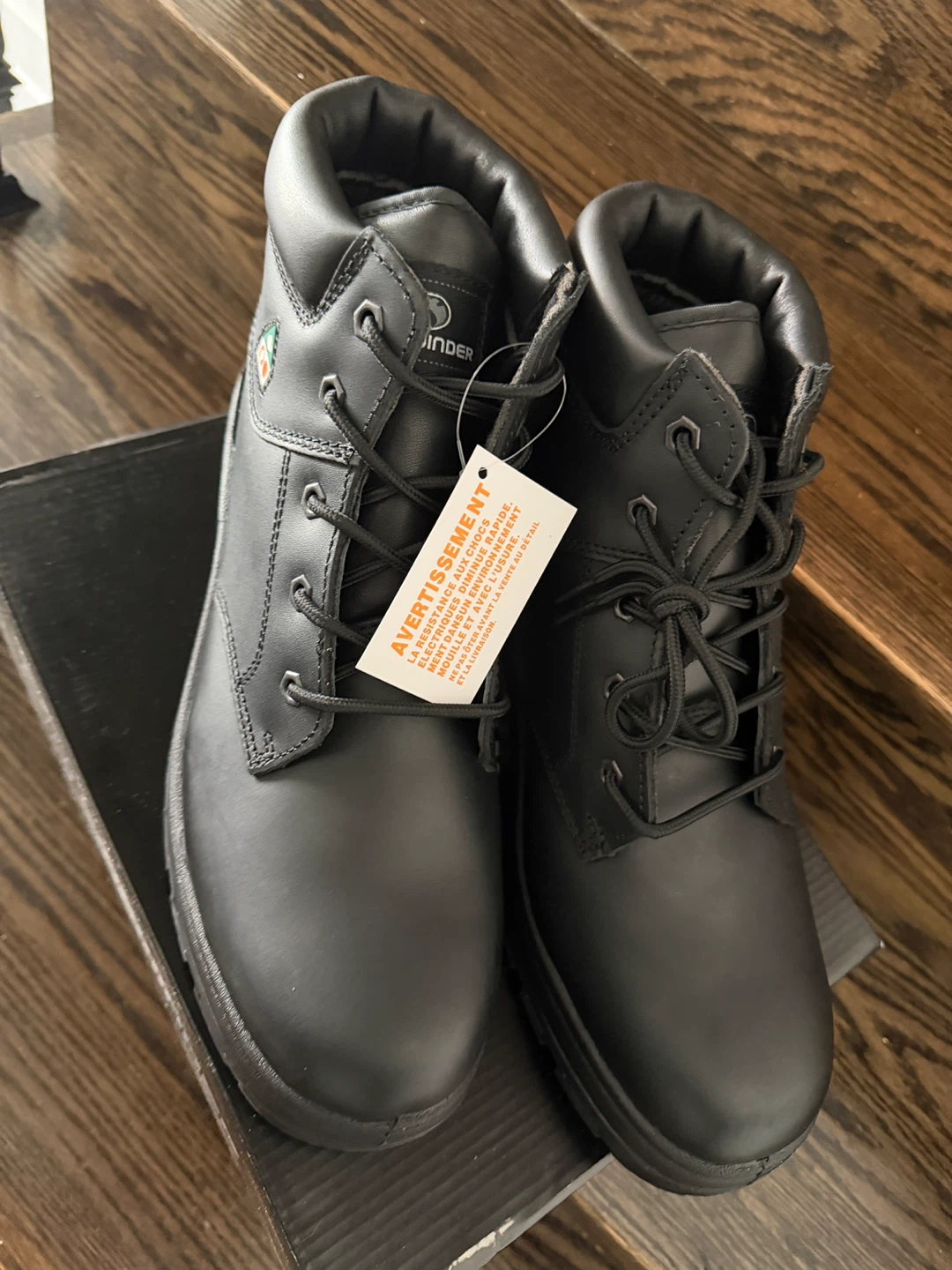 Brand new Sidewinder 618 GTB Black Work Boots Size 12/46 EEE - photo 3
