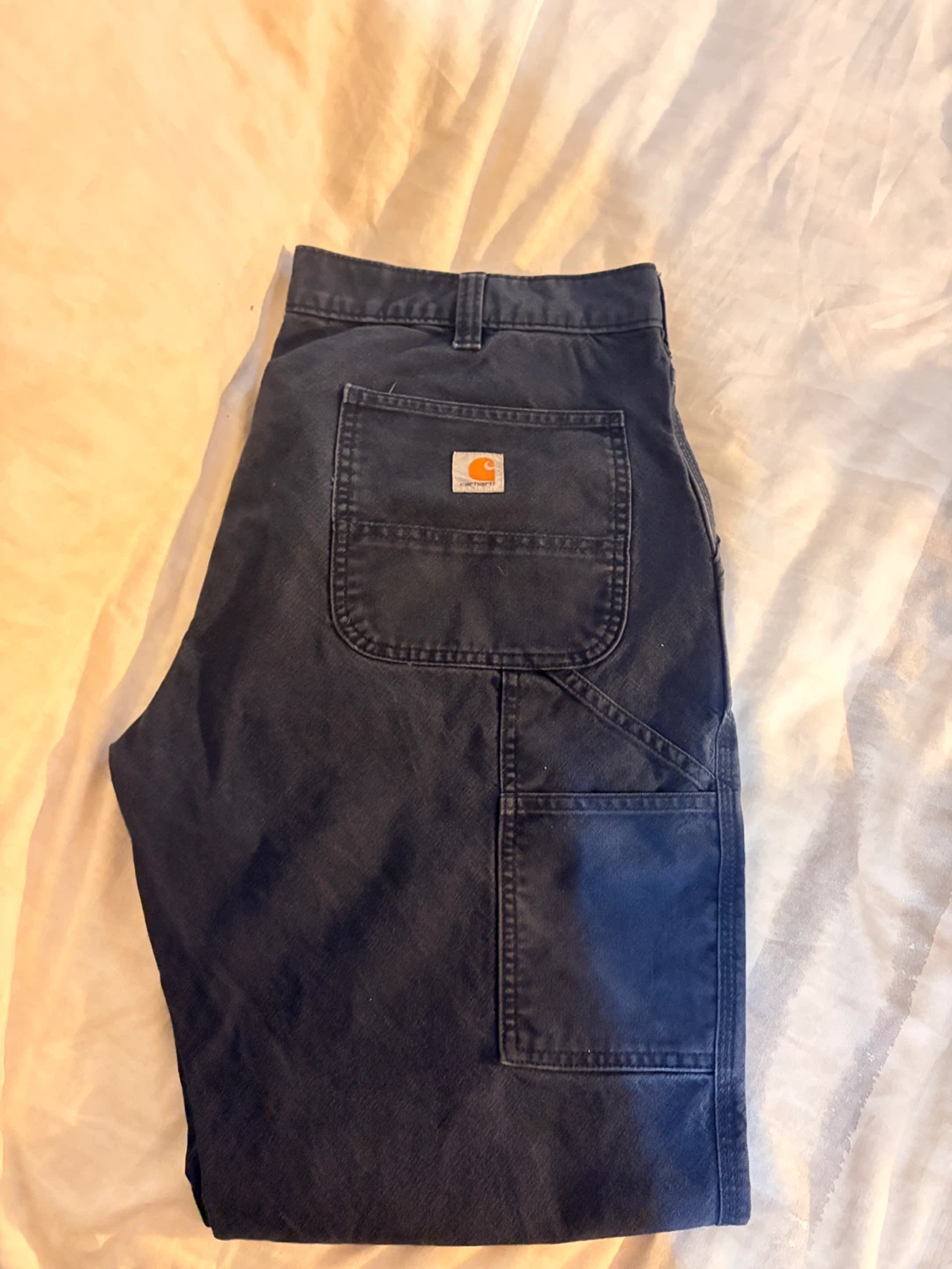 Navy Carhartt Pants- Size 38