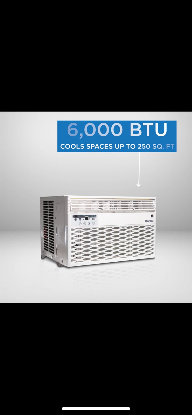 Danby Window Air Conditioner DAC060EB6WDB - 6,000 BTU - photo 2