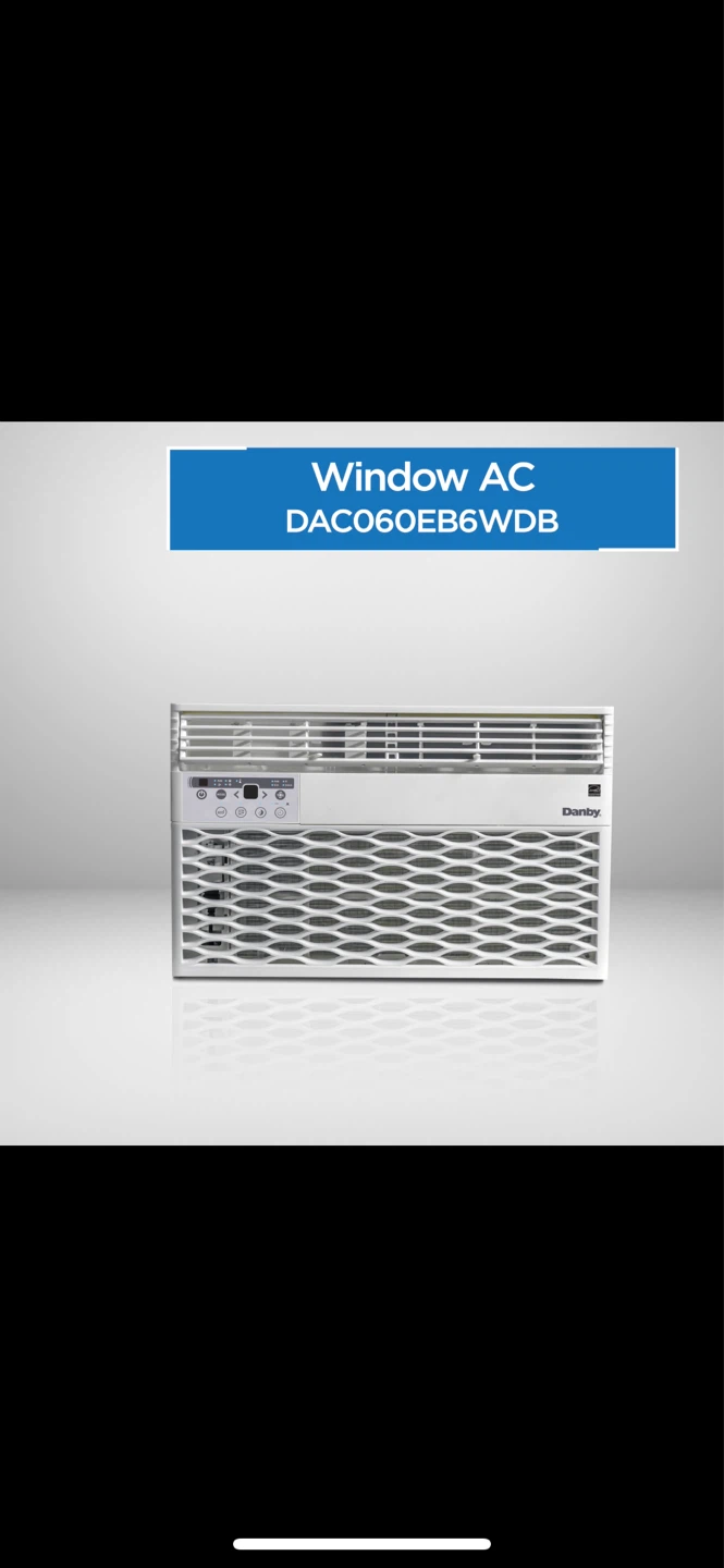 Danby Window Air Conditioner DAC060EB6WDB - 6,000 BTU - photo 4