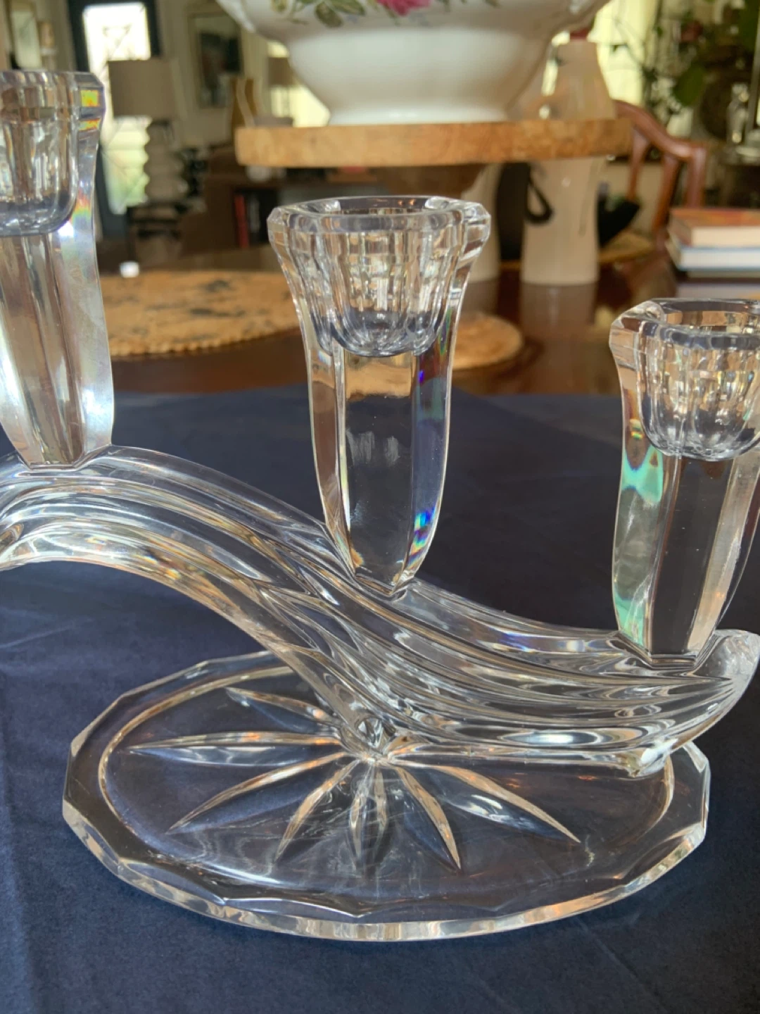 BUDER BLEIKRISTALL WG Crystal Candelabra - 3 Arm - photo 4