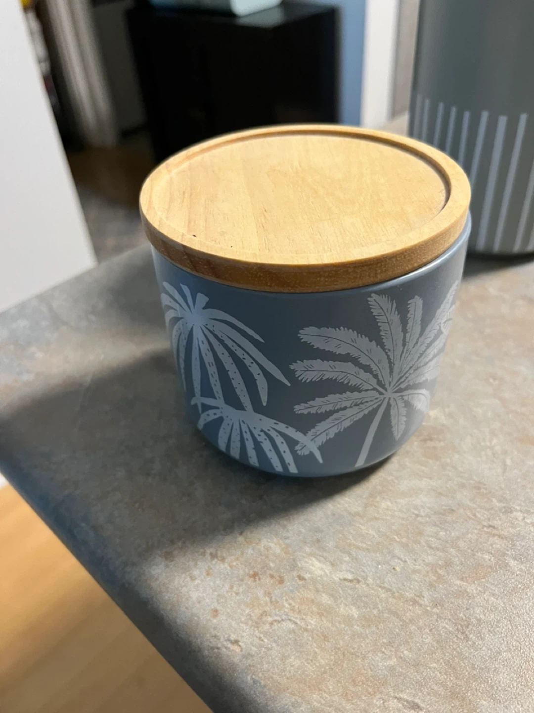 Decorative Jar (5 set) with Wooden Lid - photo 2