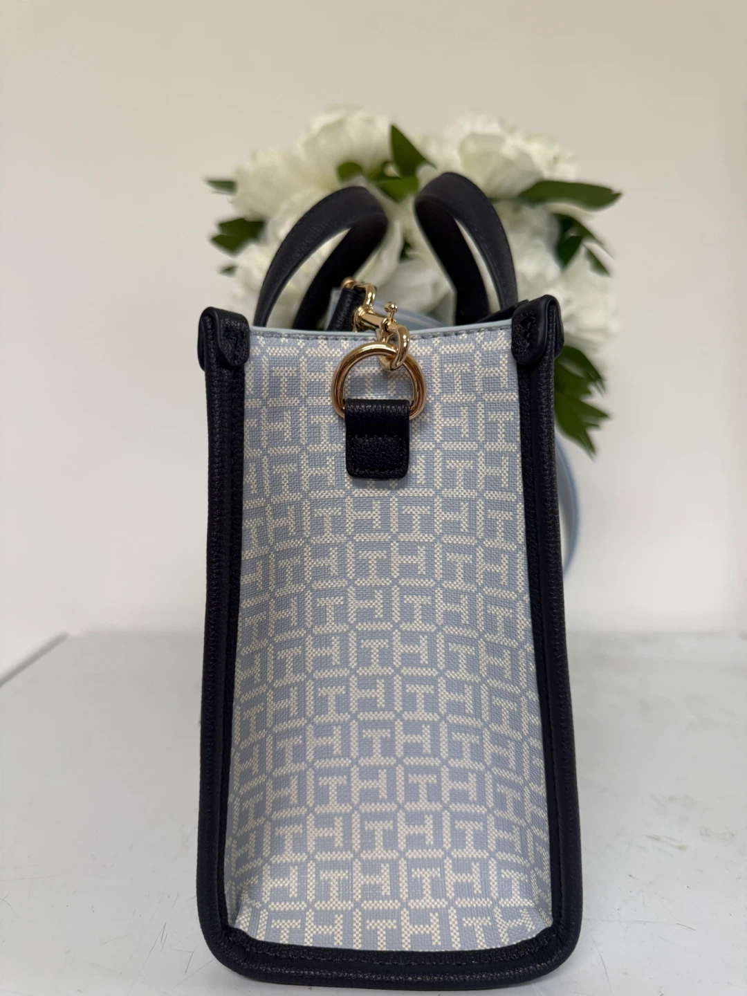 Tommy Hilfiger Tote Bag - Light Blue/White - photo 3