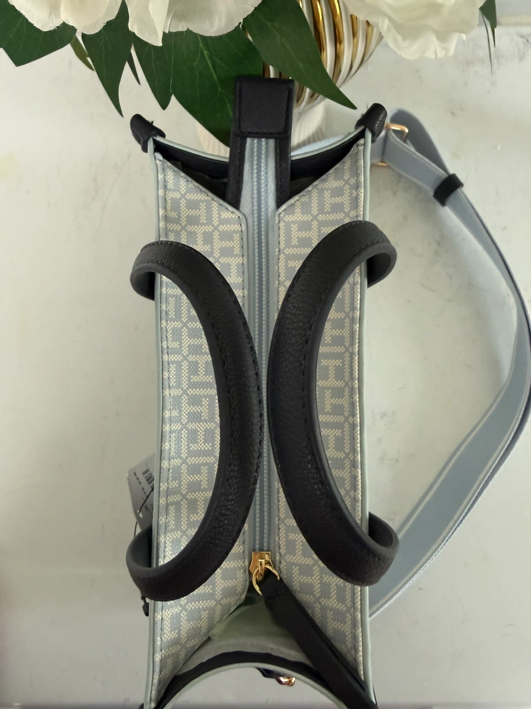 Tommy Hilfiger Tote Bag - Light Blue/White - photo 4