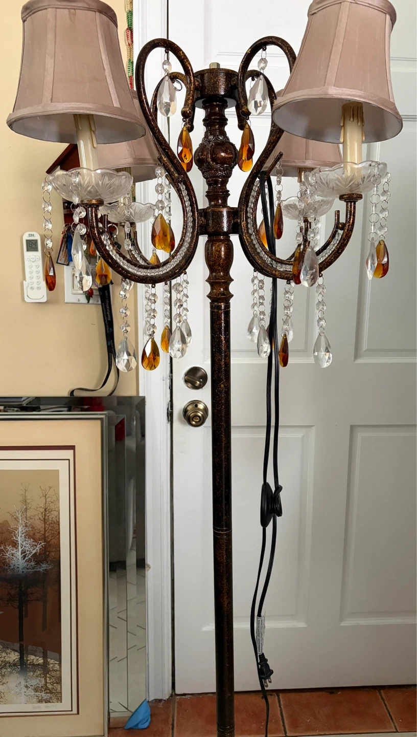 Light Crystal Floor Lamp - photo 2