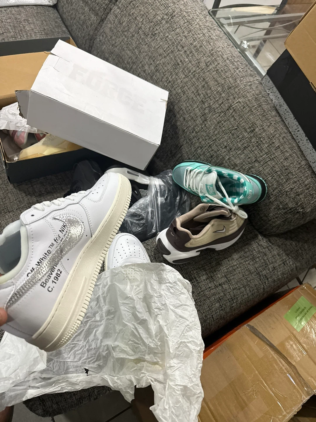 Nike Air Force 1 "The Ten" Off-White C. 1982 Sneakers - photo 3