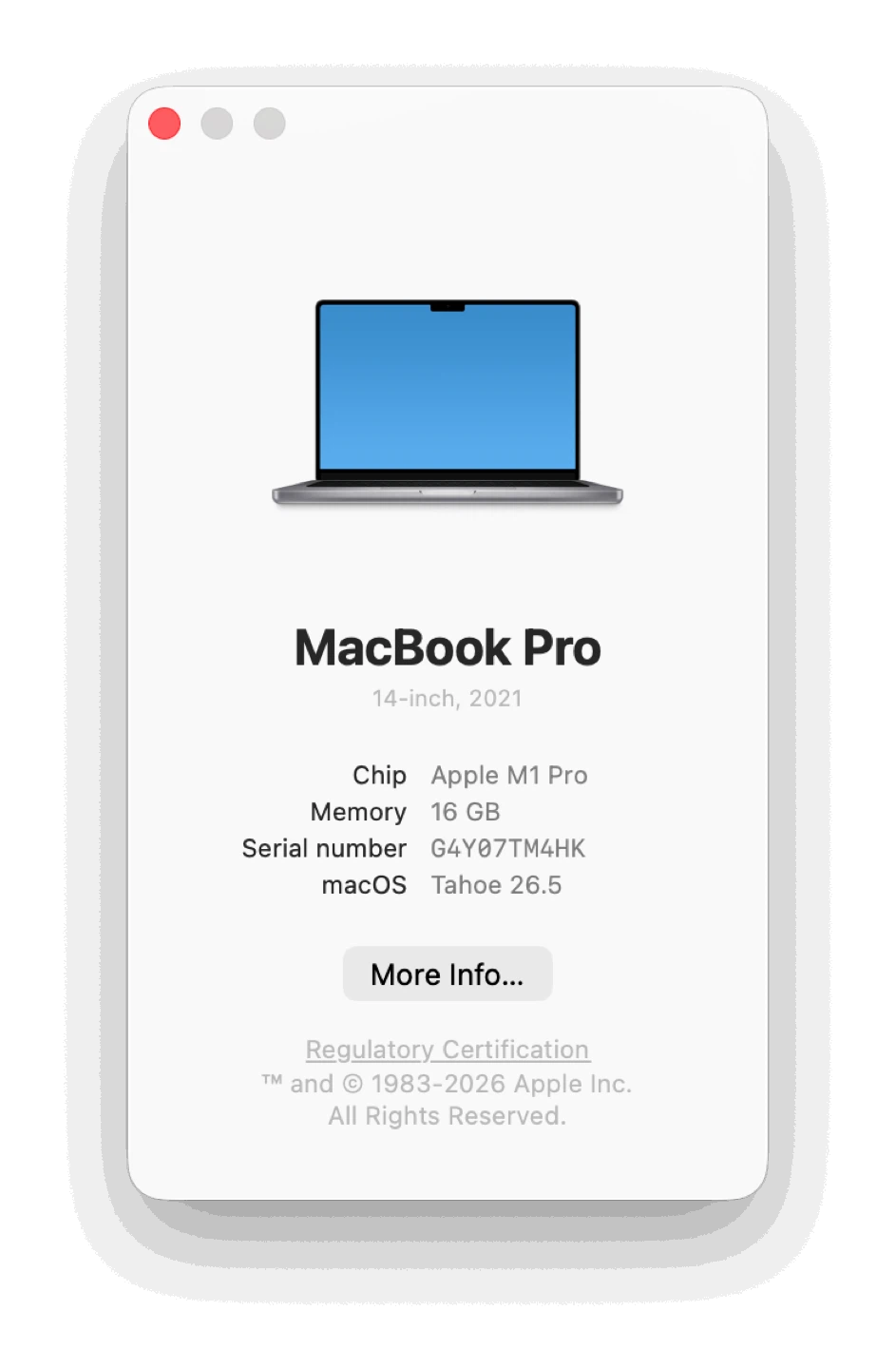 Apple MacBook Pro 14-inch M1 Pro, 16GB RAM - photo 2