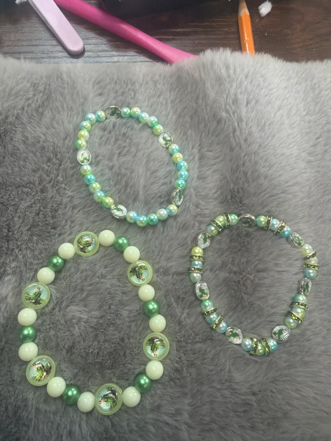 St Jude Beaded Bracelets with Character Charms
