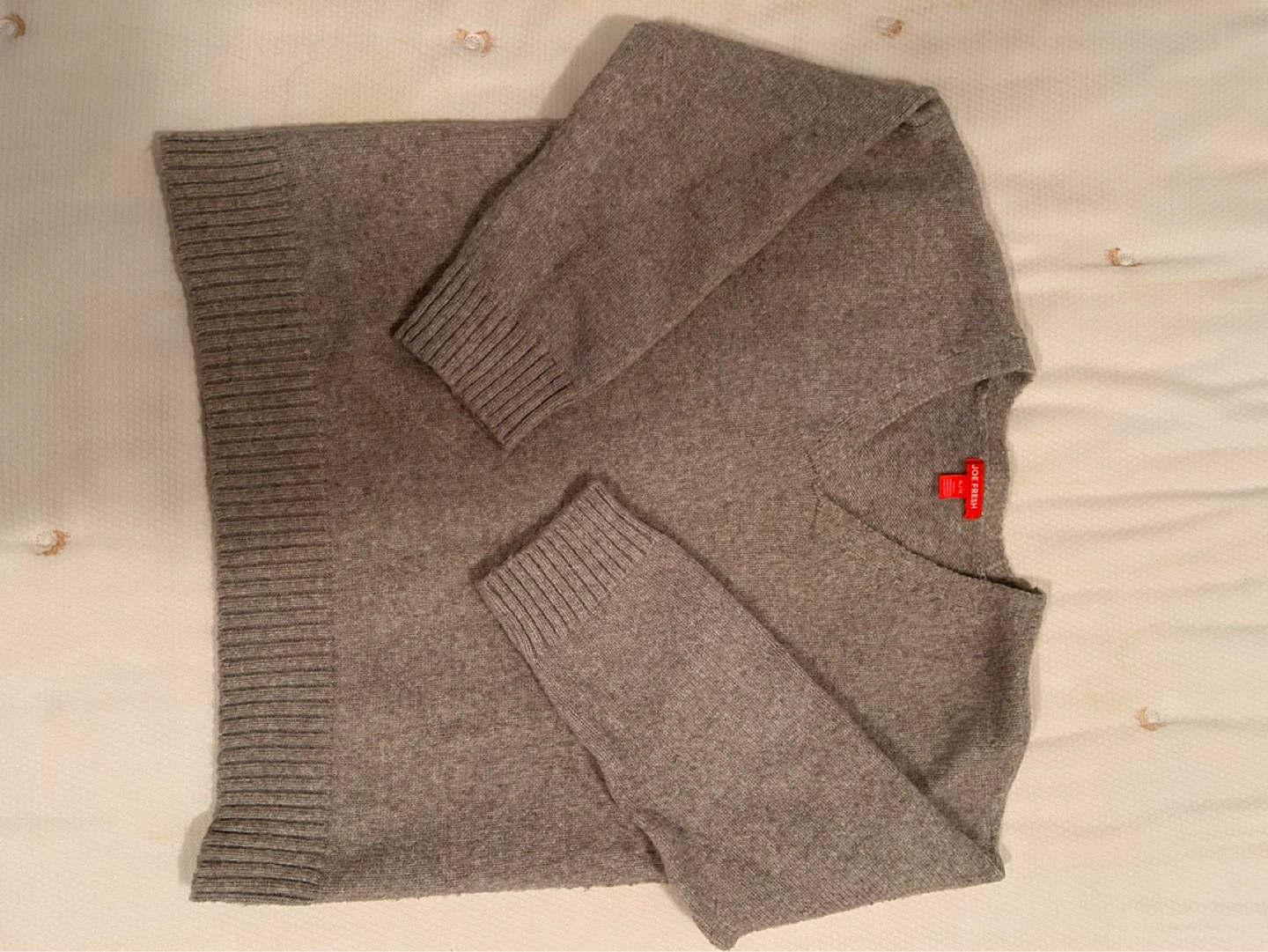 Joe Fresh Grey V-Neck Sweater - photo 2