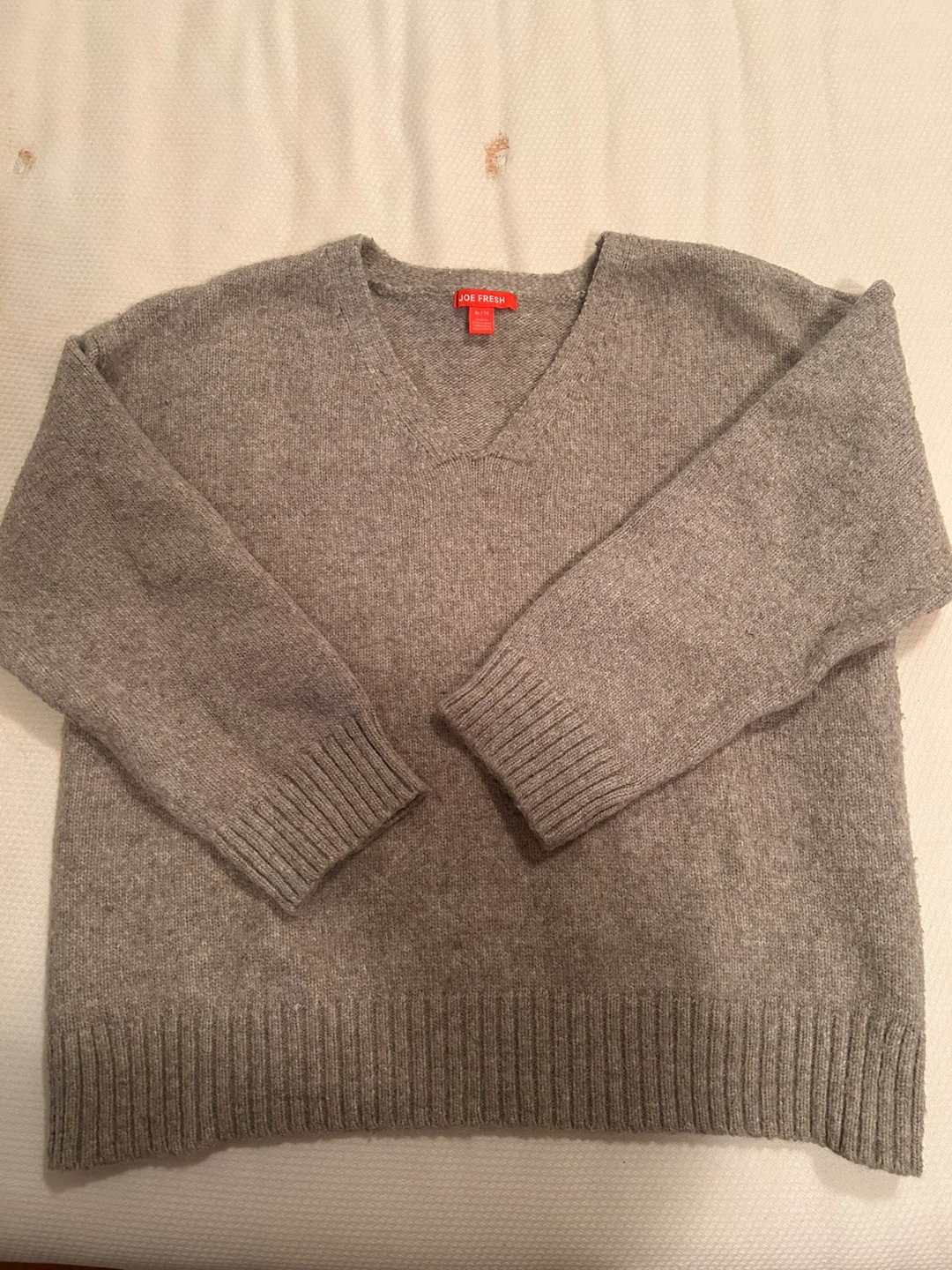 Joe Fresh Grey V-Neck Sweater