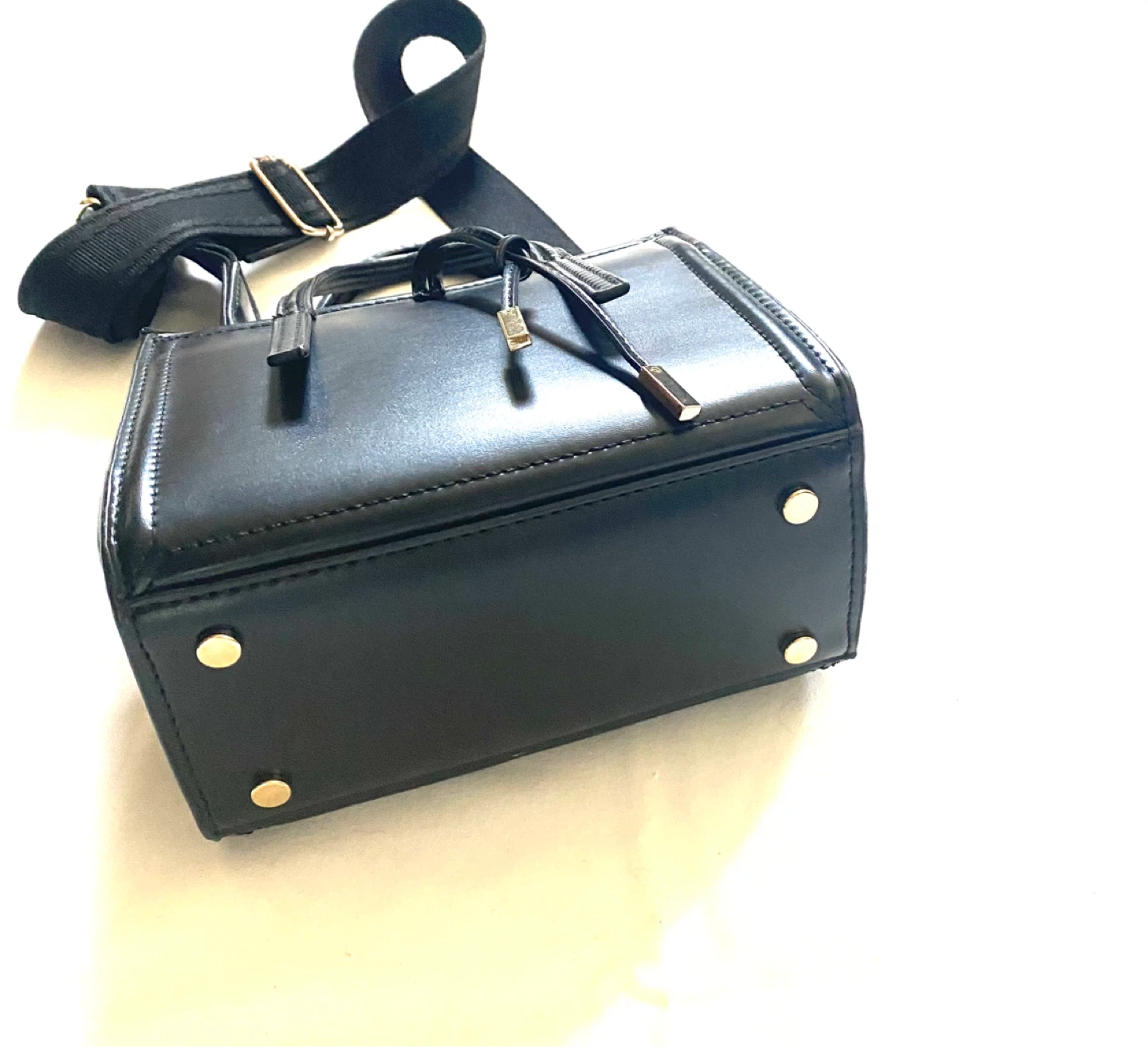 Black Mini Crossbody/Handbag with Shoulder Strap, NEW - photo 5