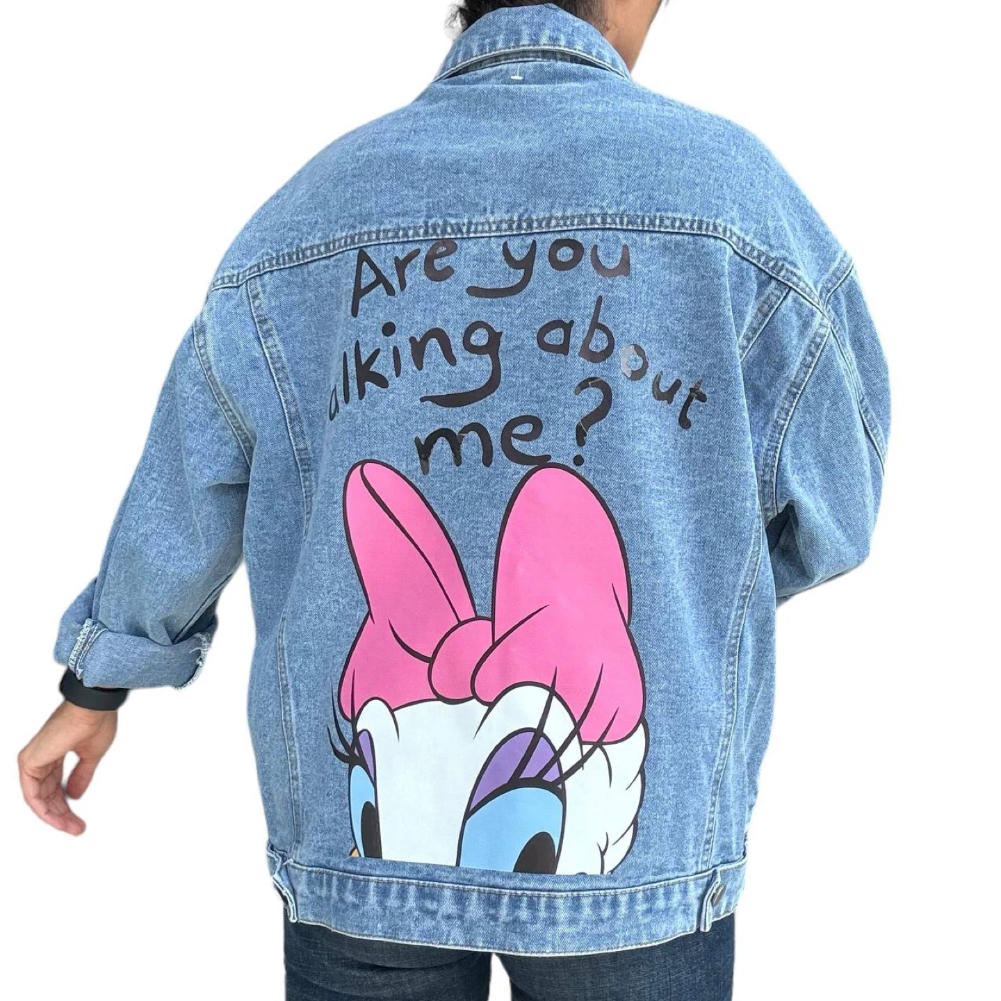 Denim Jacket with Daisy Duck Graphic