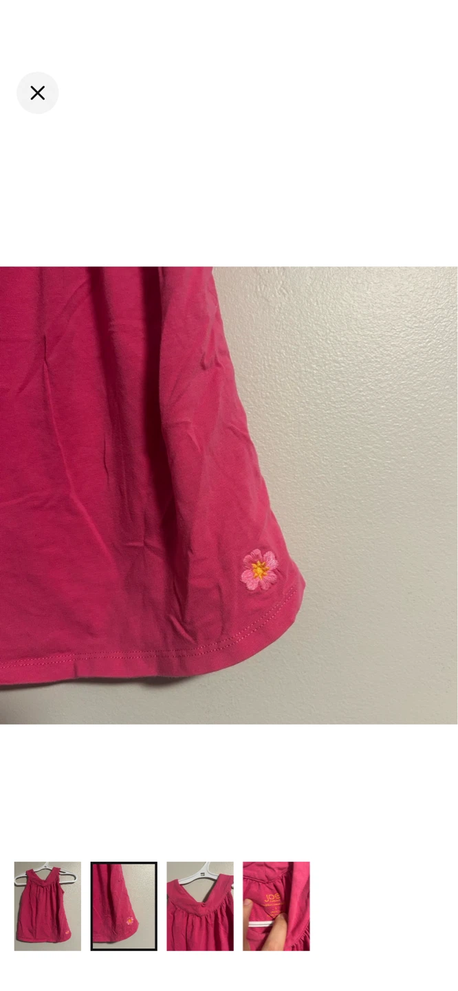 Joe Fresh Toddler Pink Tank Top - Size 2 - photo 2