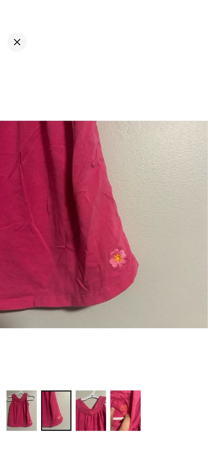 Joe Fresh Toddler Pink Tank Top - Size 2 - photo 2
