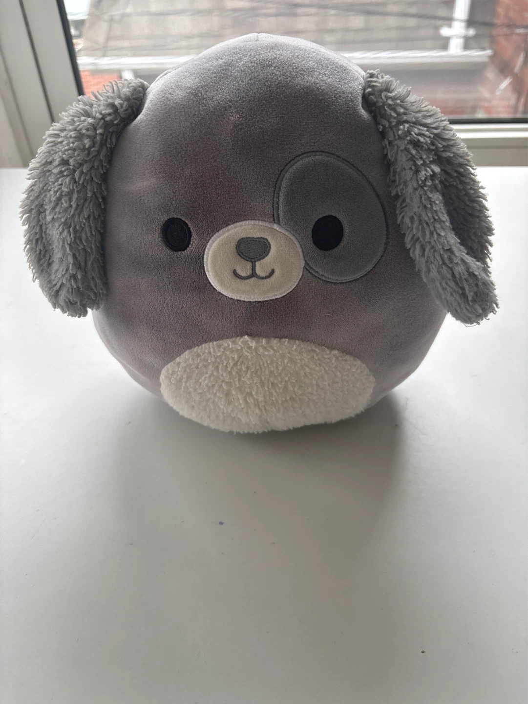 Squishmallows Grey Dog Plush Toy
