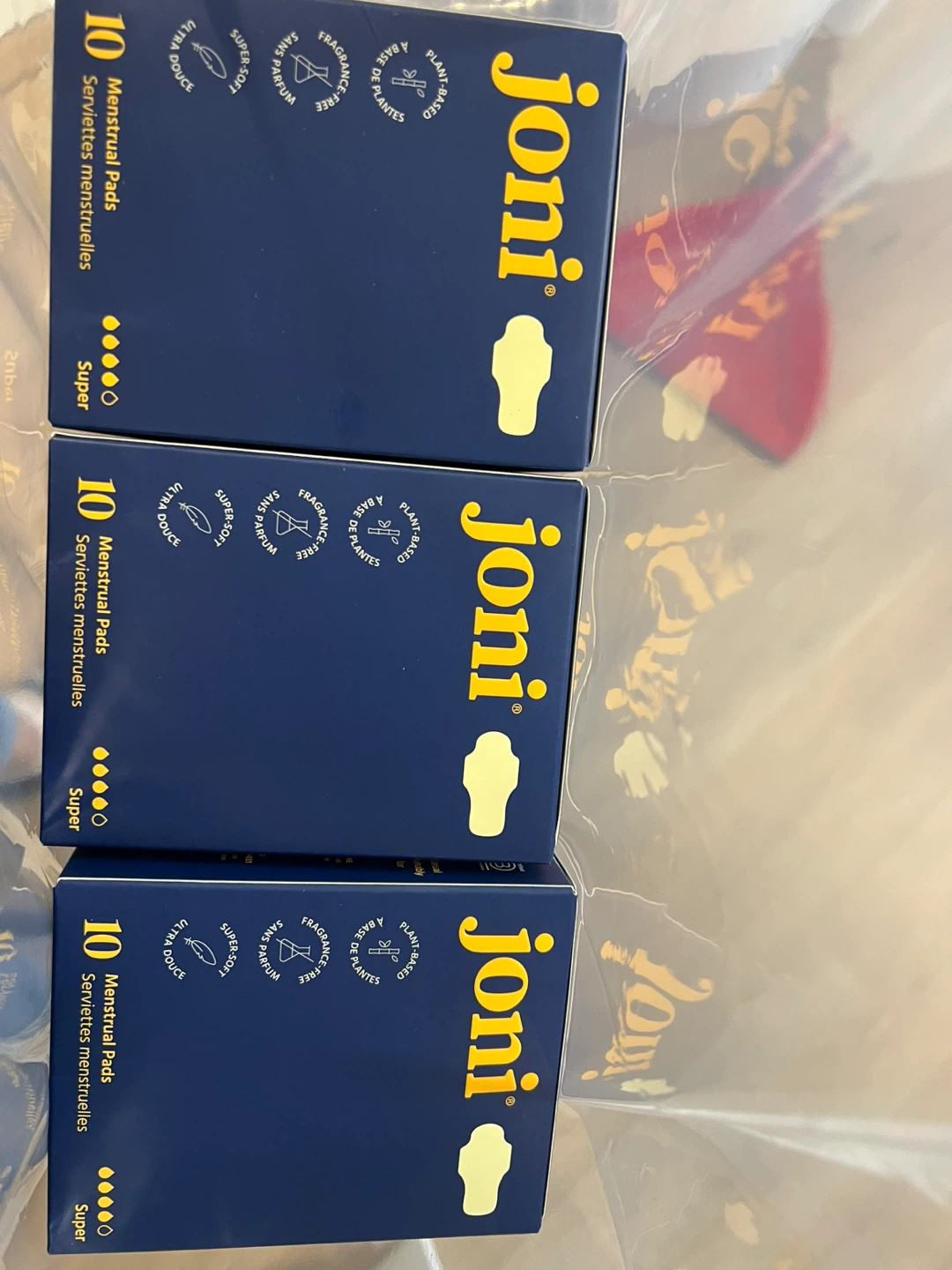 Joni Menstrual Pads - Super (3 x 10 count)