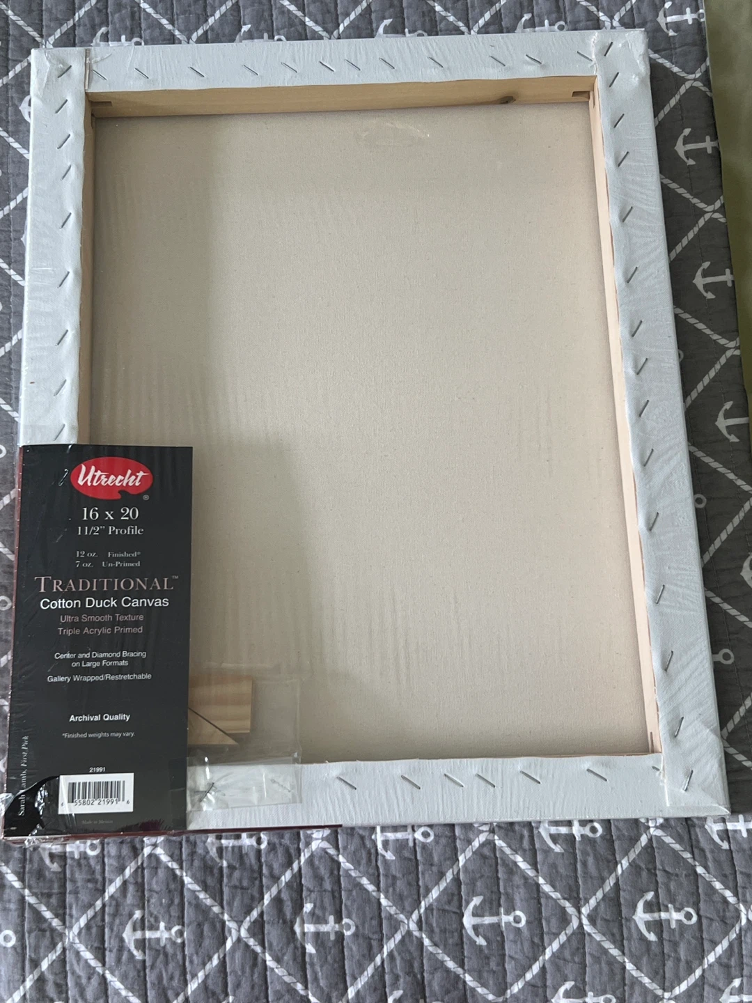 Utrecht Traditional Cotton Duck Canvas 16 x 20 - photo 2