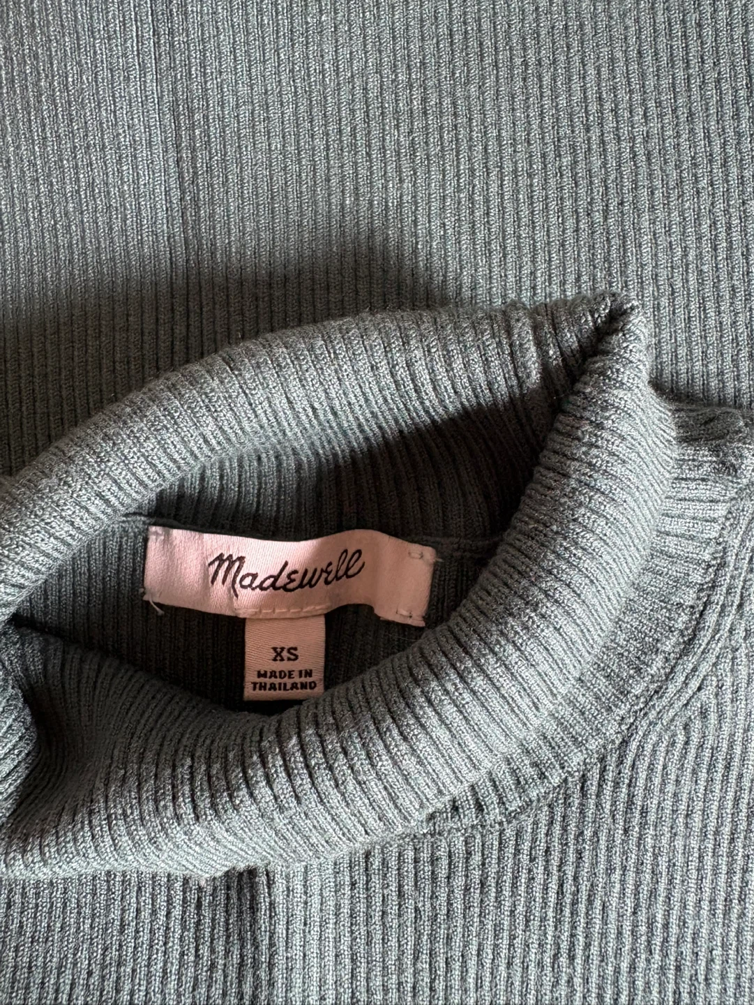 Madewell The Signature Knit Mockneck Sweater Tank Top XS - photo 4