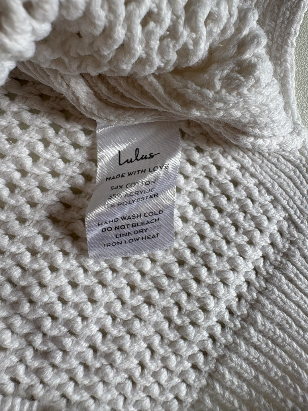 Lulus White Waffle Knit Cropped Tank Top - photo 3