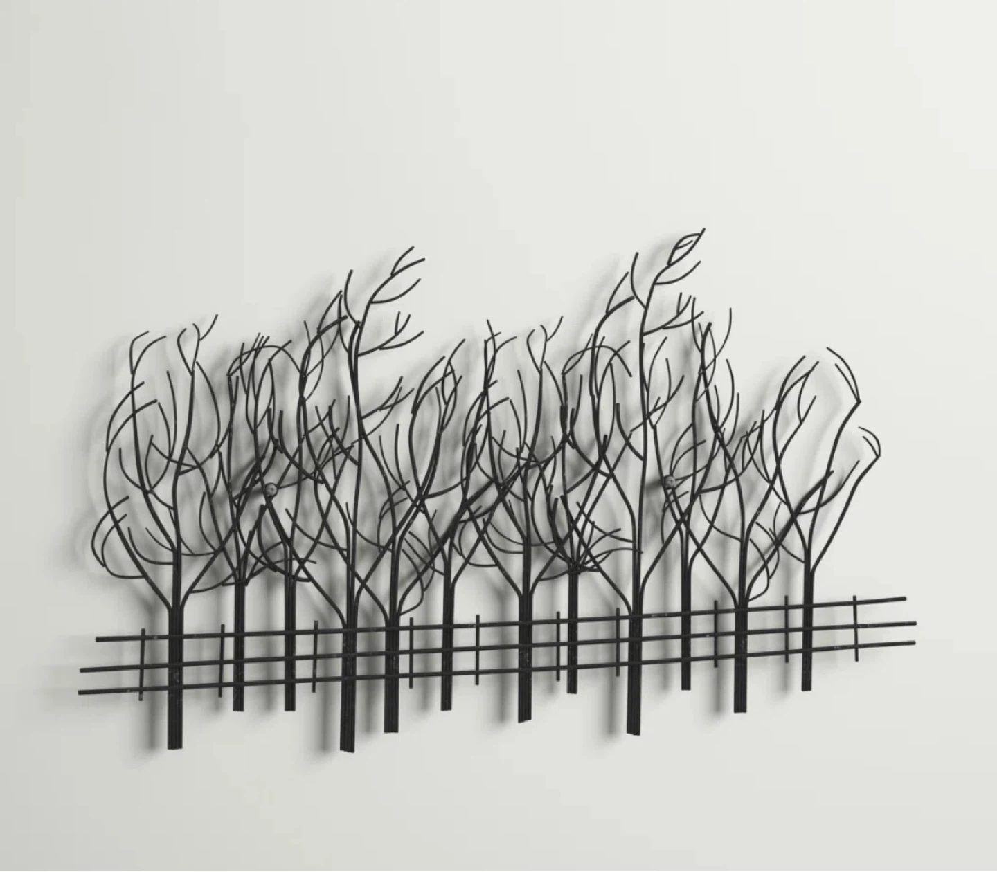 Metal Tree Silhouette Wall Art