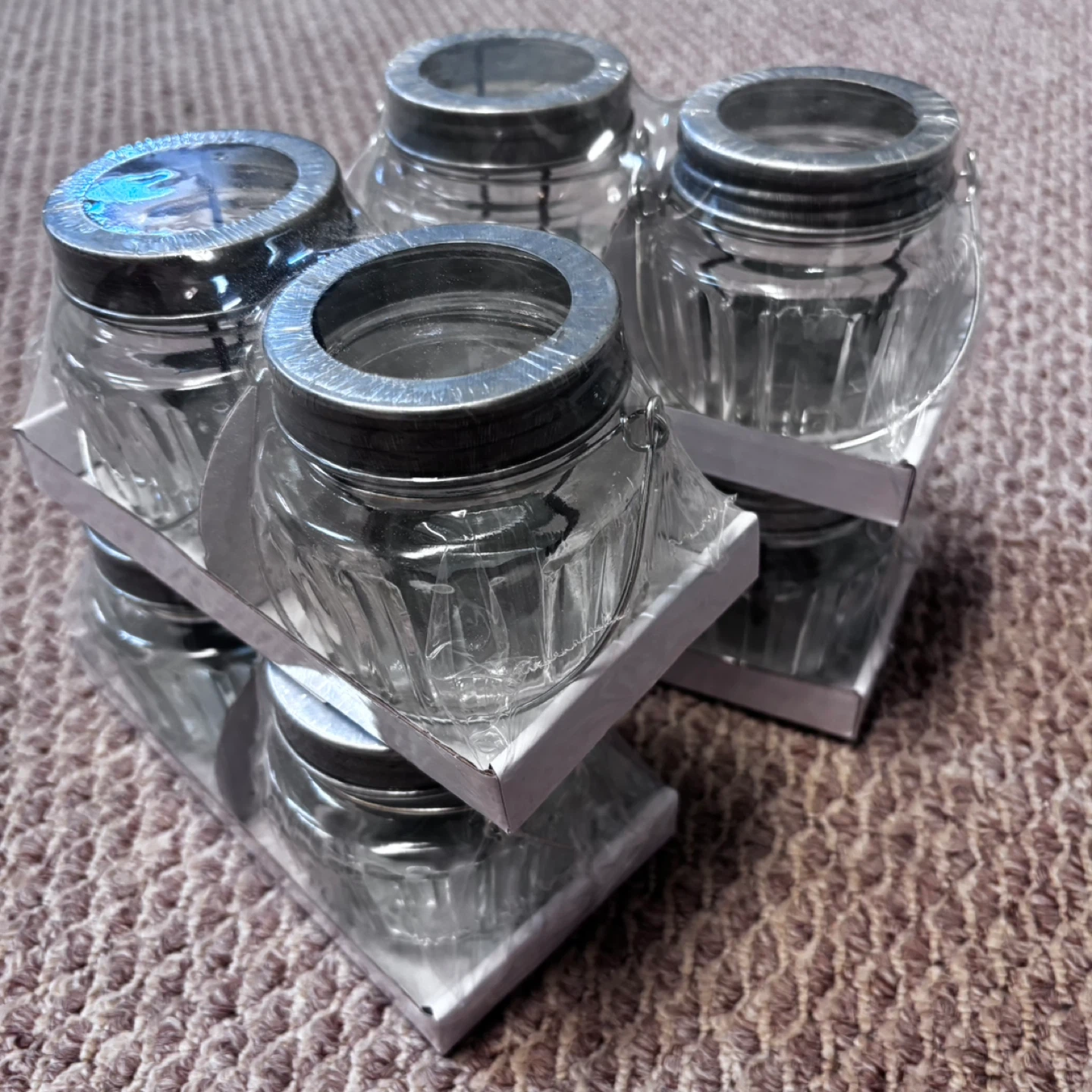 Set of 19 Glass Tea lights Jars/ Lanterns - photo 3