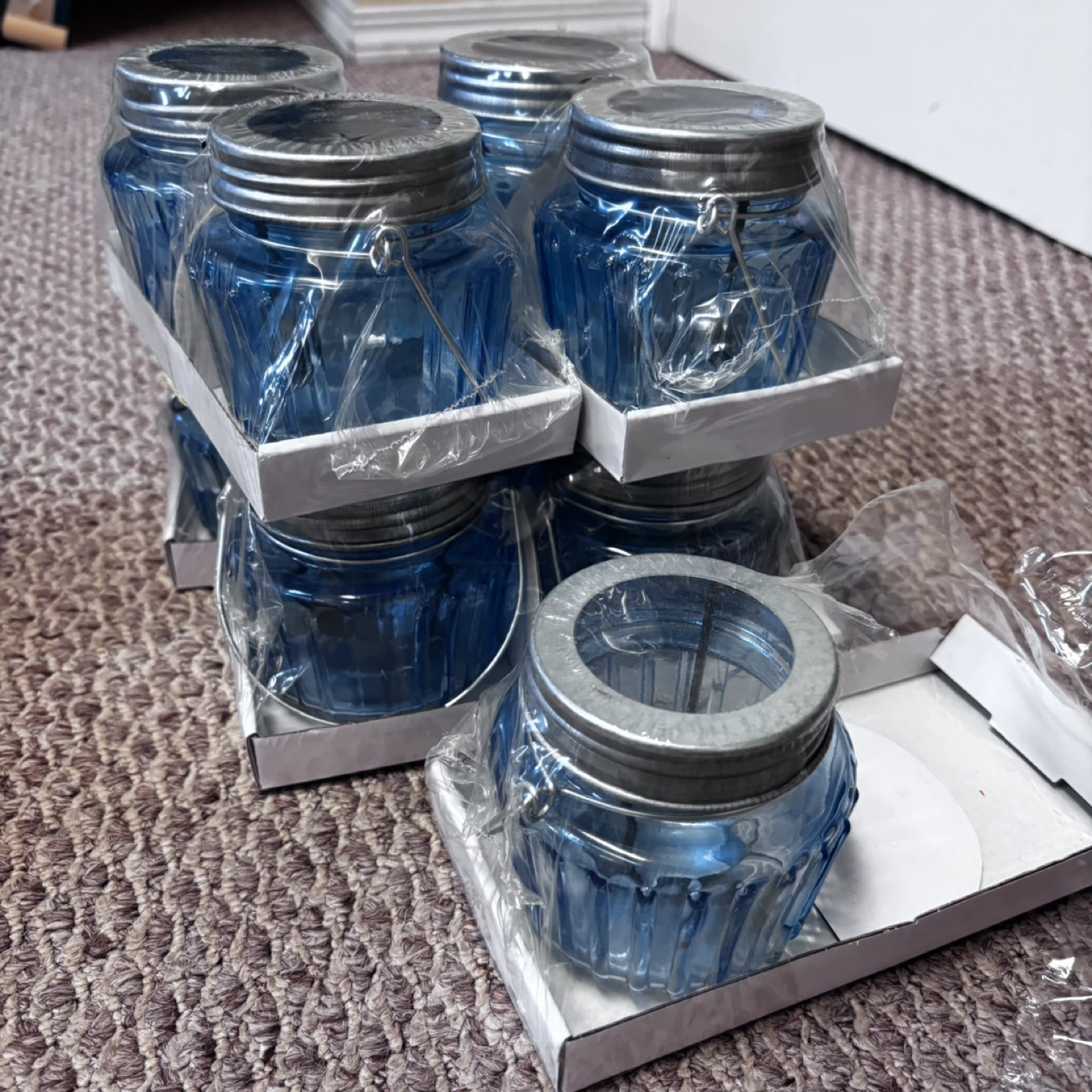 Set of 19 Glass Tea lights Jars/ Lanterns - photo 5