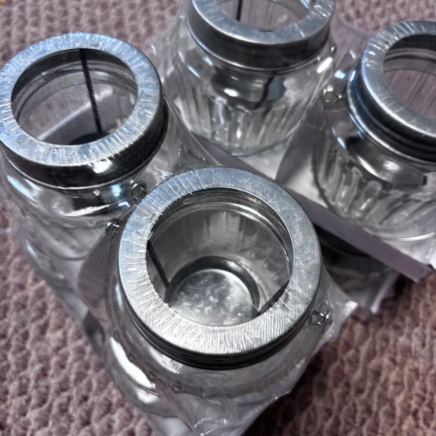 Set of 19 Glass Tea lights Jars/ Lanterns - photo 2